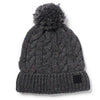 Aran Cable Knit Beanie - Charcoal by Failsworth