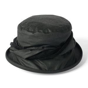 British Wax Riding Hat - Black by Failsworth Accessories Failsworth   