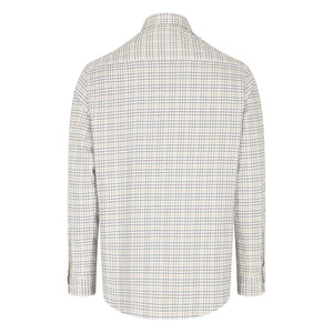 Callum Country Checked Shirt - Green/Gold Check by Hoggs of Fife Shirts Hoggs of Fife   