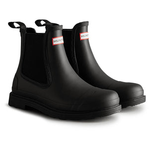 Commando Chelsea Men's Boots - Black by Hunter Footwear Hunter   