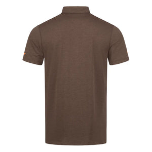 Competition Polo Shirt 23 - Dark Brown by Blaser Shirts Blaser   