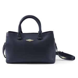 Diversa Satchel Bag - Navy Leather by Pampeano Accessories Pampeano   