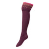 Iona Lady Shooting Socks - Thistle by House of Cheviot