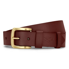 Luxury Leather Belt by Hoggs of Fife Accessories Hoggs of Fife Dark Brown S (32-34) 