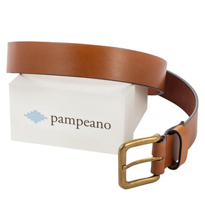 Plain Tan Leather Belt - Abuelo by Pampeano Accessories Pampeano   