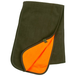 Reversible Fleece Scarf - Pine Green/Hi-Vis Orange by Seeland Accessories Seeland   