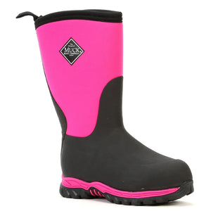 Rugged II Kids Wellington Boot - Pink/Black by Muckboot Footwear Muckboot   