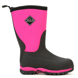 Rugged II Kids Wellington Boot - Pink/Black by Muckboot Footwear Muckboot   