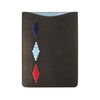 Vaina Small Tablet Sleeve - Brown Leather & Multi Stitching by Pampeano