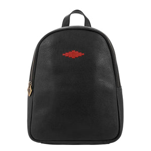 Viajera Small Backpack - Black Leather by Pampeano Accessories Pampeano   