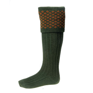 Boughton Sock Spruce by House of Cheviot Accessories House of Cheviot   