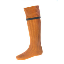Estate Field Sock Ochre by House of Cheviot Accessories House of Cheviot   