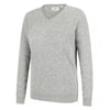 Lauder Ladies Cable Pullover Grey by Hoggs of Fife