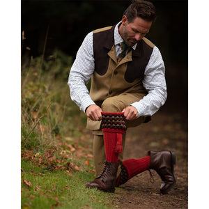 Angus Sock - Chesnut by House of Cheviot Accessories House of Cheviot   