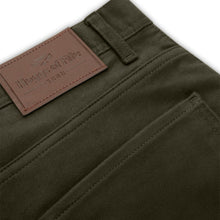 Carrick Stretch Technical Moleskin Jeans - Olive by Hoggs of Fife Trousers & Breeks Hoggs of Fife   