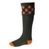 Chequers Socks - Spruce by House of Cheviot