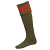 Chessboard Sock - Spruce by House of Cheviot
