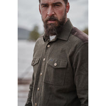 Dunvegan Heavyweight Flannel Shirt - Loden by Hoggs of Fife Shirts Hoggs of Fife   