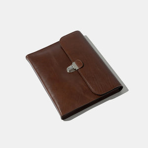 Laptop Portfolio - Brown Leather by Baron Accessories Baron   