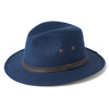 Linen Safari Hat Navy by Failsworth
