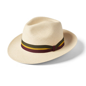 Panama Regimental Hat Natural by Failsworth Accessories Failsworth   