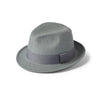 Paperstraw Trilby Hat Grey by Failsworth