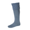 Rannoch Socks + Garter Ties - Ancient Blue by House of Cheviot