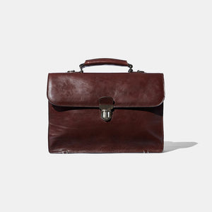 Small Briefcase - Brown Leather by Baron Accessories Baron   