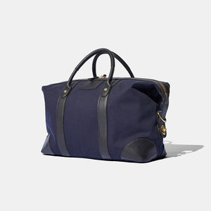 Small Weekend Bag Blue Canvas by Baron Accessories Baron   