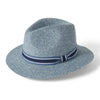 Antigua Trilby Hat - Blue by Failsworth