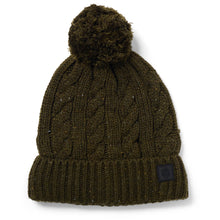Aran Cable Knit Beanie - Olive by Failsworth Accessories Failsworth   