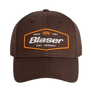 Badge Cap - Dark Brown by Blaser Accessories Blaser   