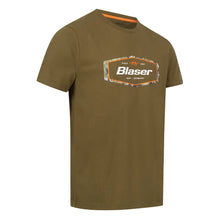Badge T-Shirt 24 - Dark Olive by Blaser Shirts Blaser   