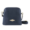 Belleza Small Handbag - Navy Leather by Pampeano