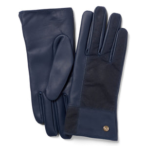 Bethany Wax Gloves - Navy by Failsworth Accessories Failsworth   