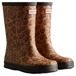 Big Kids Original Leopard Print Boot by Hunter Footwear Hunter   