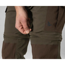 Birch Zip Off Trousers - Pine Green/Demitasse Brown by Seeland Trousers & Breeks Seeland   