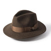 Boston Wool Felt Fedora Hat - Moss by Failsworth