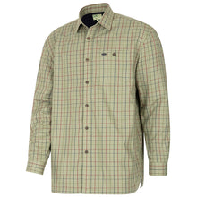 Boxwood Micro-Fleece Lined Shirt - Green Tattersall Check by Hoggs of Fife Shirts Hoggs Of Fife   