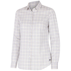 Callie Twill Check Shirt White/Green/Yellow/Red by Hoggs of Fife Shirts Hoggs Of Fife   