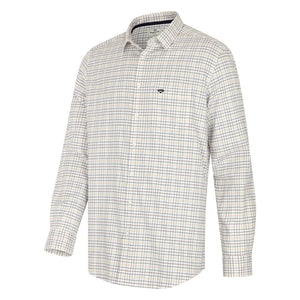 Callum Country Checked Shirt - Green/Gold Check by Hoggs of Fife Shirts Hoggs of Fife   