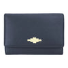 Chica Trifold Purse - Navy Leather by Pampeano