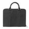 Clara Ladies Briefcase - Black Leather by Pampeano