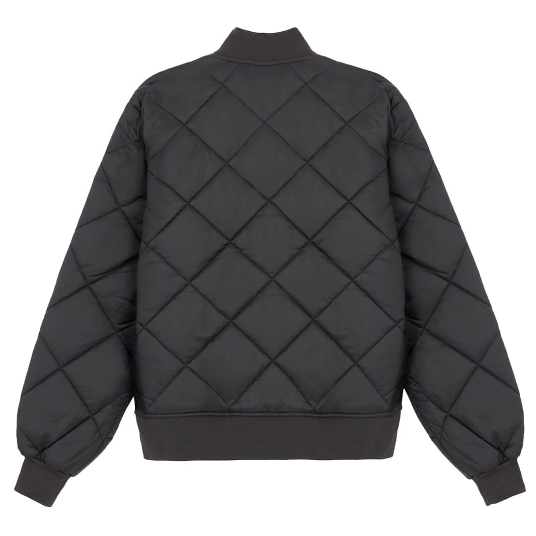Diamond Quilted Nylon Jacket - Black by Dickies Jackets & Coats Dickies   
