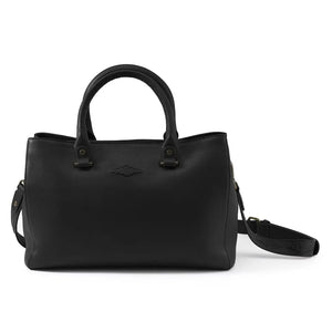 Diversa Satchel Bag - Black Leather by Pampeano Accessories Pampeano   