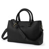 Diversa Satchel Bag - Black Leather by Pampeano
