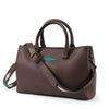 Diversa Satchel Bag - Brown Leather by Pampeano