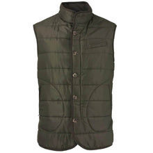 Donnington Quilted Gilet Olive by Laksen Waistcoats & Gilets Laksen   