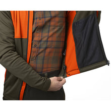 Elliot Fleece - Pine Green/Hi-Vis Orange by Seeland Jackets & Coats Seeland   