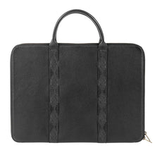 Empresario Briefcase - Black Leather by Pampeano Accessories Pampeano   